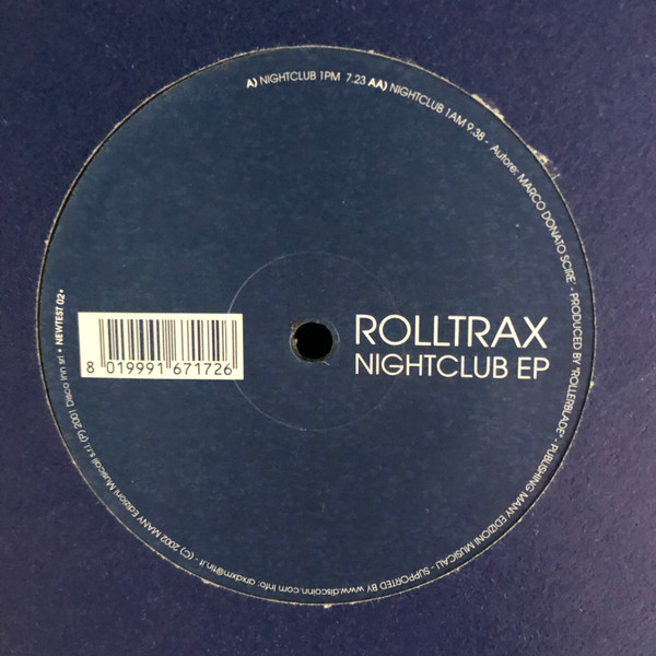Rolltrax - Nightclub EP | Disco Inn (NEWTEST 02)