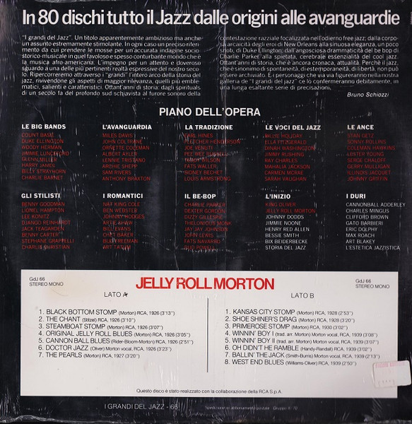 Jelly Roll Morton - Jelly Roll Morton | Fabbri Editori (GdJ 66) - 2