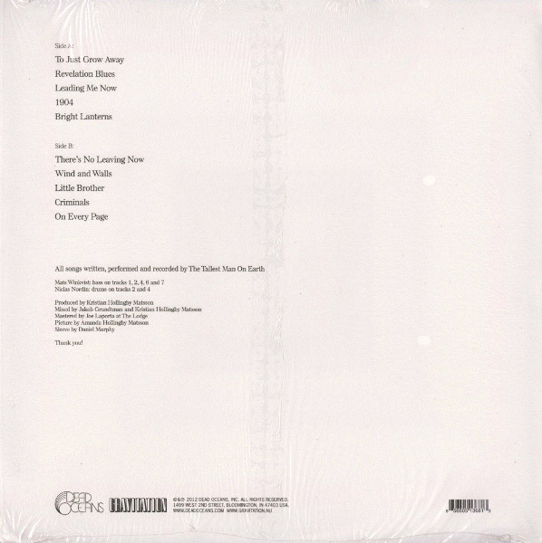 The Tallest Man On Earth - There's No Leaving Now | Dead Oceans (DOC068) - 2