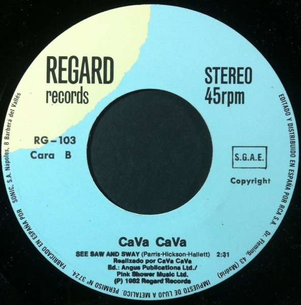 CaVa CaVa - Where's Romeo? = ¿Dónde Está Romeo? | Regard Records (RG 103) - 4
