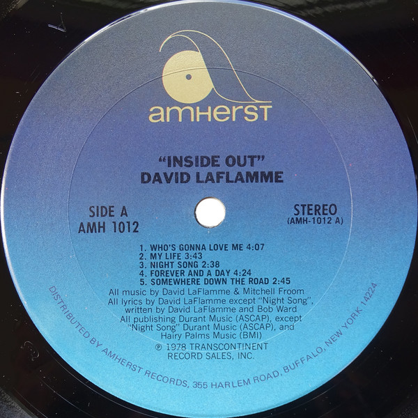 David LaFlamme - Inside Out | Amherst Records (AMH 1012) - 4 David LaFlamme - Inside Out | Amherst Records (AMH 1012) - 4