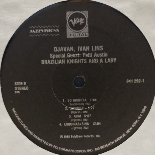 Djavan , Ivan Lins - Brazilian Knights And A Lady | Verve Records (841 292-1) - 4