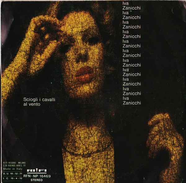 Iva Zanicchi - Coraggio E Paura | Rifi (RFN-NP 16469) - 2