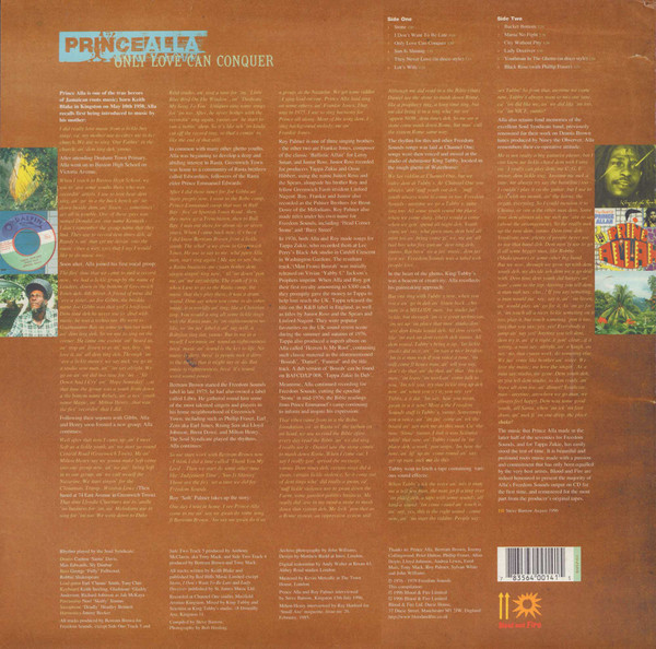 Prince Alla - Only Love Can Conquer (1976-1979) | Blood & Fire (BAFLP 014) - 2 Prince Alla - Only Love Can Conquer (1976-1979) | Blood & Fire (BAFLP 014) - 2