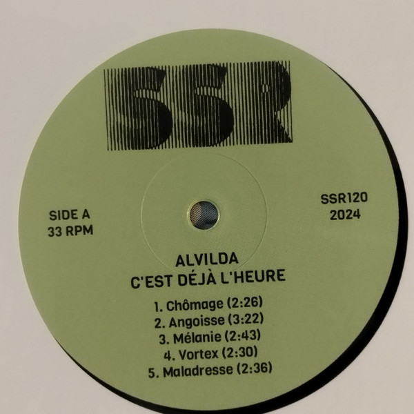 Alvilda - C'est D​é​jà L'heure | Static Shock Records (SSR120) - 3