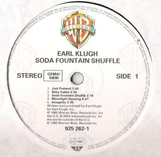 Earl Klugh - Soda Fountain Shuffle | Warner Bros. Records (925 262-1) - 3 Earl Klugh - Soda Fountain Shuffle | Warner Bros. Records (925 262-1) - 3