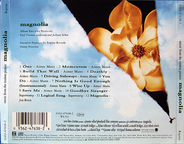 Aimee Mann - Magnolia (Music From The Motion Picture) | Reprise Records (9362-47638-2) - 2