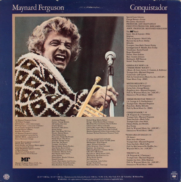 Maynard Ferguson - Conquistador | Columbia (PC 34457) - 2 Maynard Ferguson - Conquistador | Columbia (PC 34457) - 2