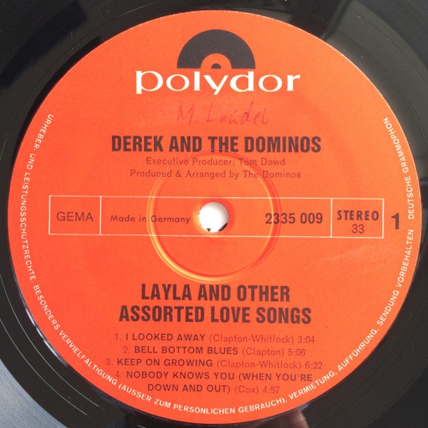 Derek & The Dominos - Layla | Polydor (2625 005) - 4