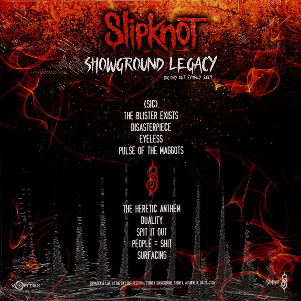 Slipknot - Showground Legacy•Big Day Out Sydney 2005 | Upward Vortex Recordings (UPVO027) - 2