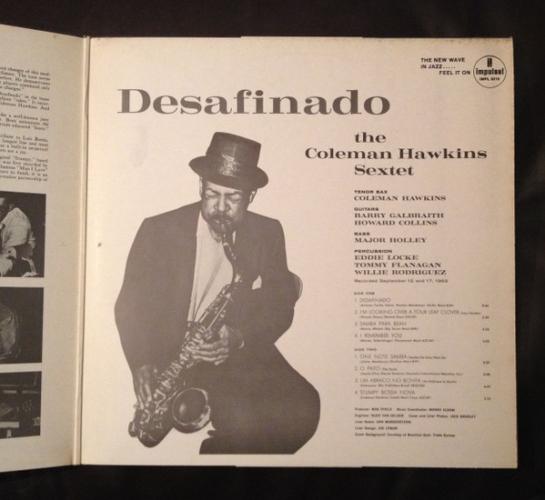 Coleman Hawkins Sextet - Desafinado | Impulse! (IMPL 5018) - 3 Coleman Hawkins Sextet - Desafinado | Impulse! (IMPL 5018) - 3