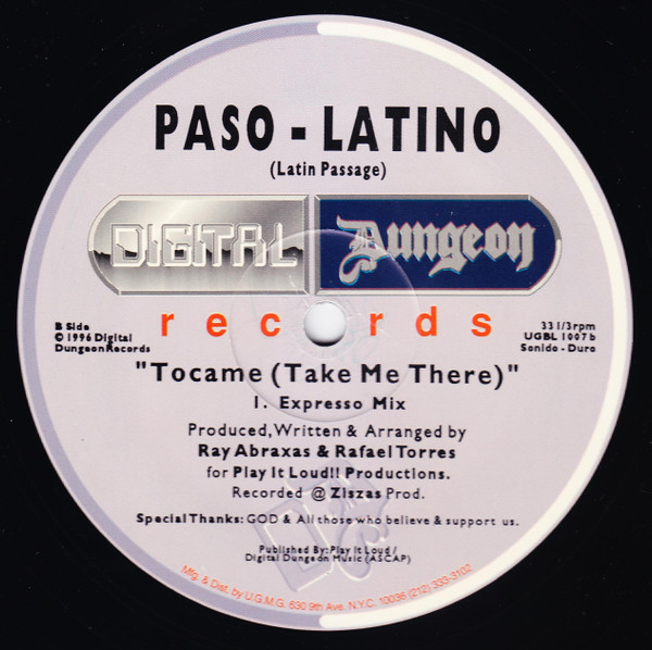 Paso-Latino - Tocame (Take Me There) | Digital Dungeon Records (UGBL 1007)
