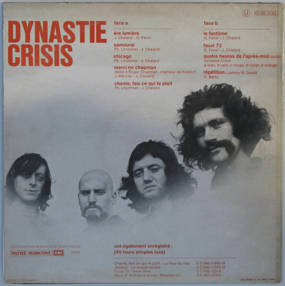 Dynastie Crisis - Dynastie Crisis | Harvest (2C062-12363) - 2