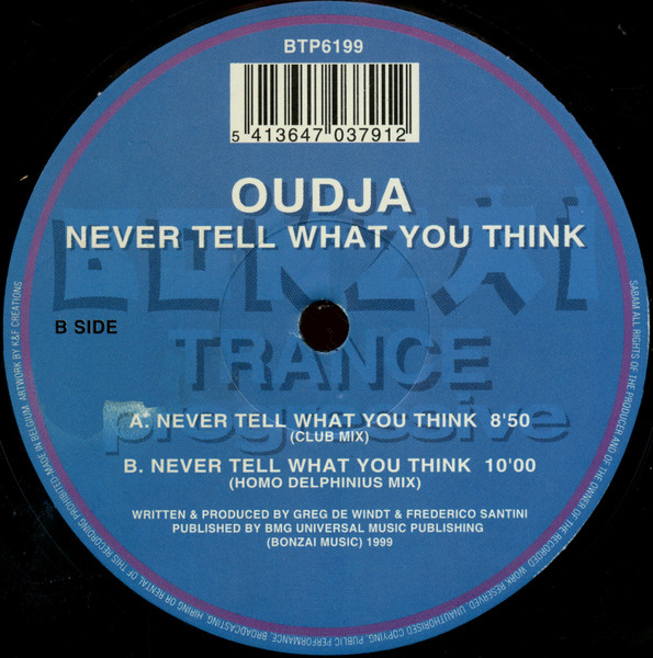 Oudja - Never Tell What You Think | Bonzai Trance Progressive (BTP6199) - 4