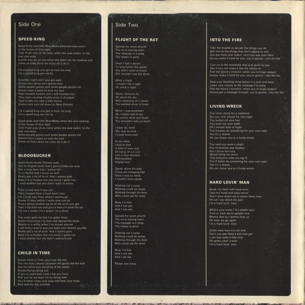 Deep Purple - In Rock | Harvest (1C 062-91 442) - 3