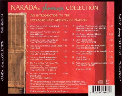 Various - Narada Showcase Collection | Narada (72438-45600-2-7) - 2 Various - Narada Showcase Collection | Narada (72438-45600-2-7) - 2