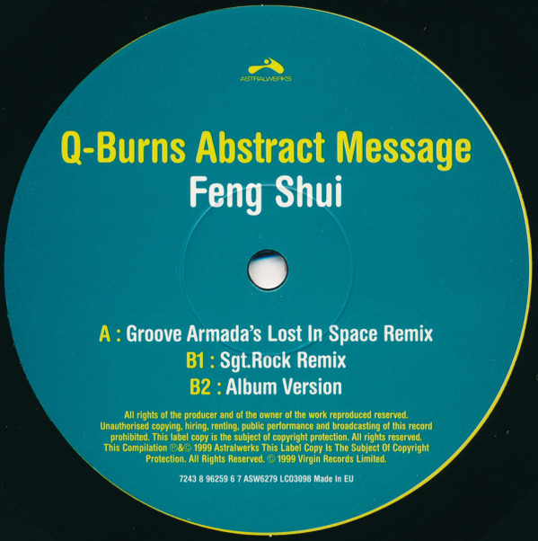 Q-Burns Abstract Message - Feng Shui | Astralwerks (ASW 6279)