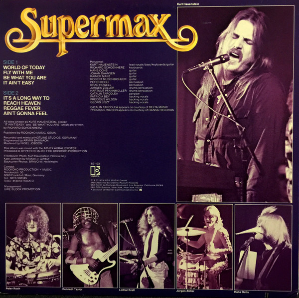 Supermax - Fly With Me | Elektra (6E-193) - 2 Supermax - Fly With Me | Elektra (6E-193) - 2