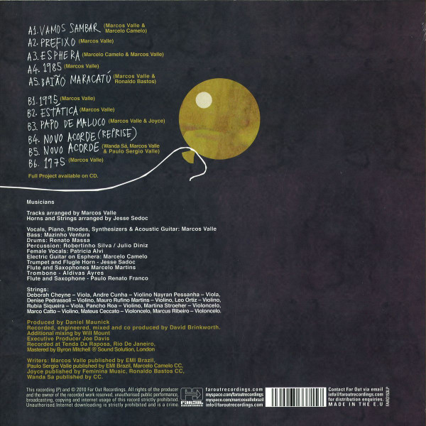 Marcos Valle - Estática | Far Out Recordings (FARO153LP) - 2 Marcos Valle - Estática | Far Out Recordings (FARO153LP) - 2
