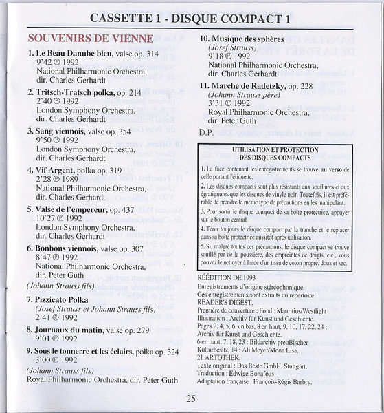 Various - La Famille Strauss | Sélection Du Reader's Digest (3105) - 3