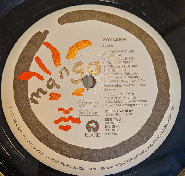 Ray Lema - Gaia | Mango (MLPS 1055) - 3