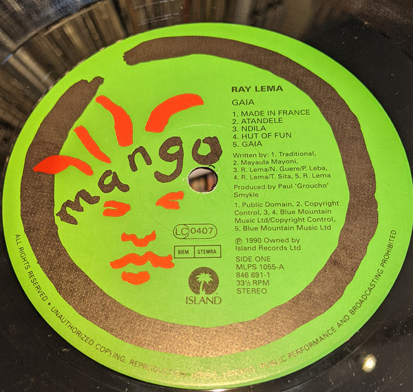 Ray Lema - Gaia | Mango (MLPS 1055) - 4