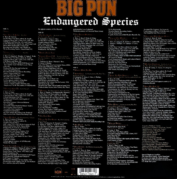 Big Punisher - Endangered Species | Loud Records (1963-1) - 2 Big Punisher - Endangered Species | Loud Records (1963-1) - 2