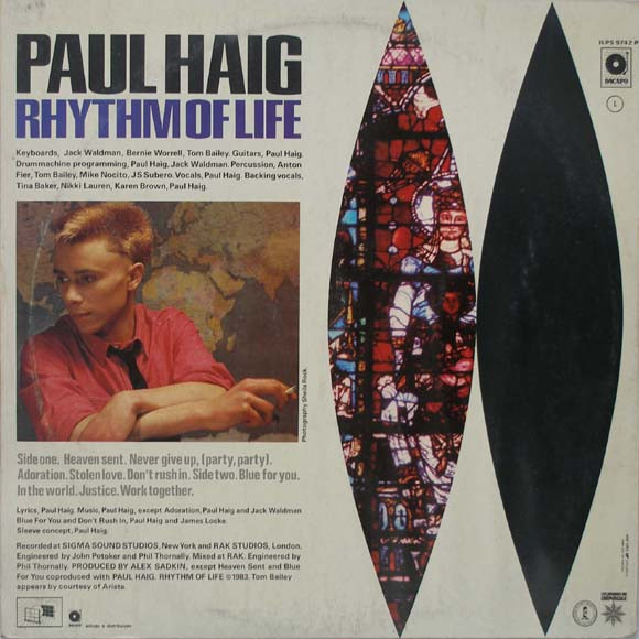 Paul Haig - Rhythm Of Life | Island Records (ILPS 9742-P)