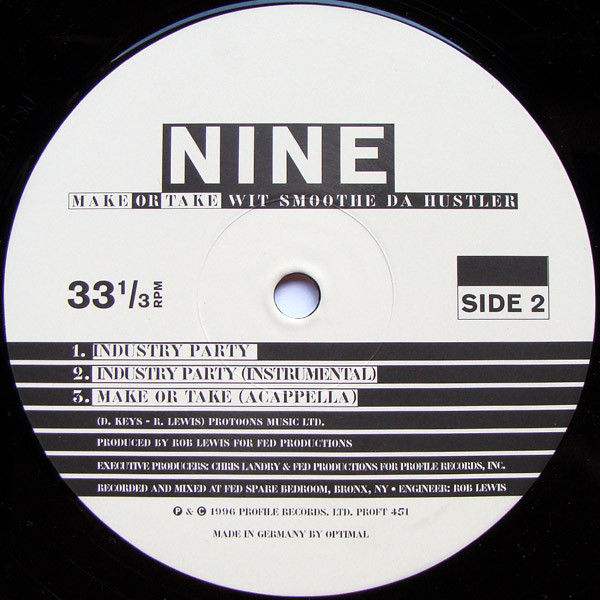 Nine - Make Or Take | Profile Records (PROFT 451) - 4 Nine - Make Or Take | Profile Records (PROFT 451) - 4