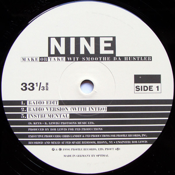Nine - Make Or Take | Profile Records (PROFT 451) - 3 Nine - Make Or Take | Profile Records (PROFT 451) - 3