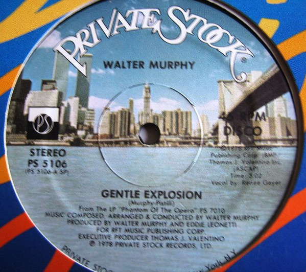 Walter Murphy - Gentle Explosion / Dance Your Face Off | Private Stock (PS 5106) - main