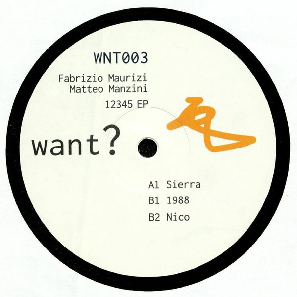 Fabrizio Maurizi , Matteo Manzini - 12345 EP | want? (WNT003) - 2