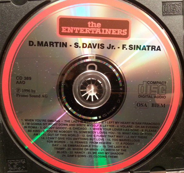 Dean Martin - Sammy Davis Jr. - Frank Sinatra - Live In Chicago | The Entertainers (CD 389) - 2