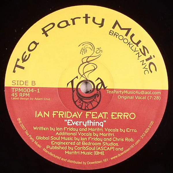 Chris Rob / Ian Friday - Ghetto People / Everything | Tea Party Music (TPM004-1) - 2