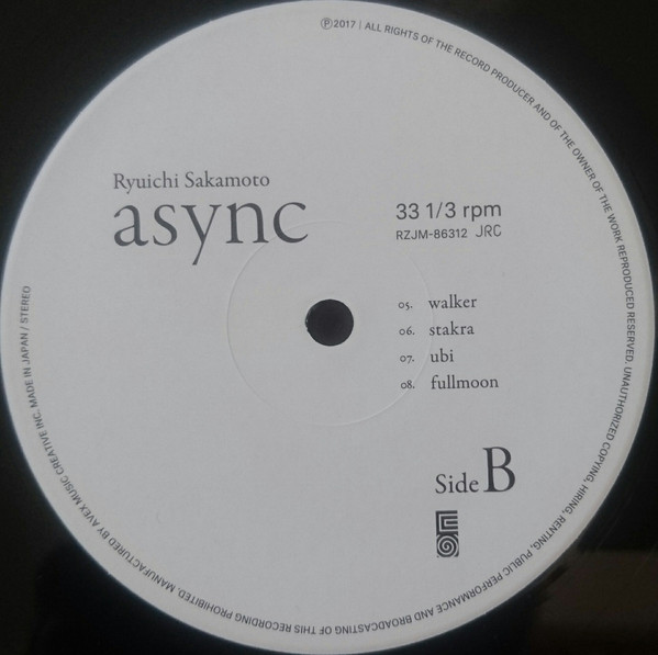 Ryuichi Sakamoto - Async | Commmons (RZJM-86312~3) - 4