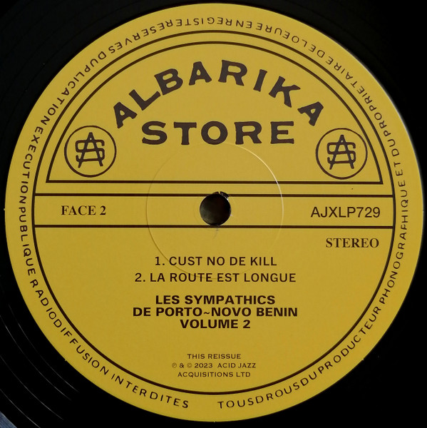 Les Sympathics - Vol. 2 - Les Sympathics De Porto-Novo Benin | Acid Jazz (AJXLP729) - 4 Les Sympathics - Vol. 2 - Les Sympathics De Porto-Novo Benin | Acid Jazz (AJXLP729) - 4