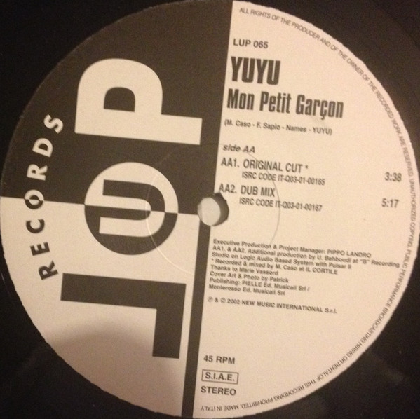 YUYU - Mon Petit Garçon | LUP Records (LUP 065) - 3 YUYU - Mon Petit Garçon | LUP Records (LUP 065) - 3