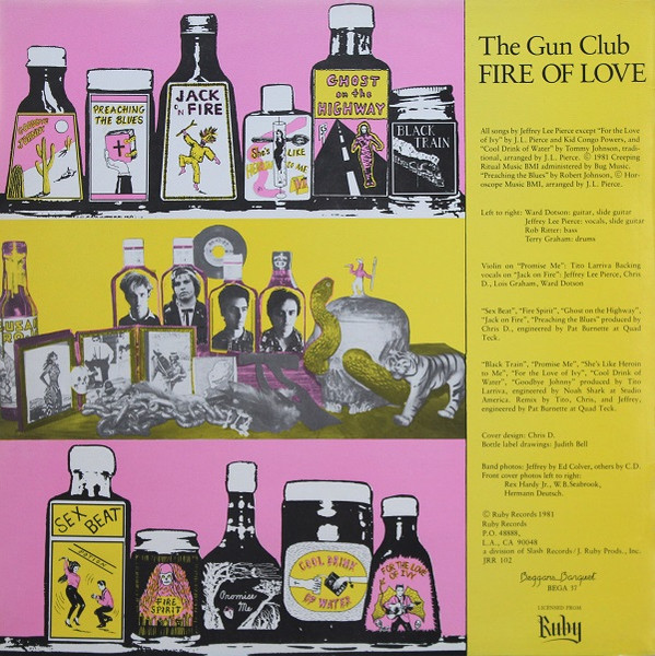 The Gun Club - Fire Of Love LP | Beggars Banquet (BEGA 37) - 2 The Gun Club - Fire Of Love LP | Beggars Banquet (BEGA 37) - 2