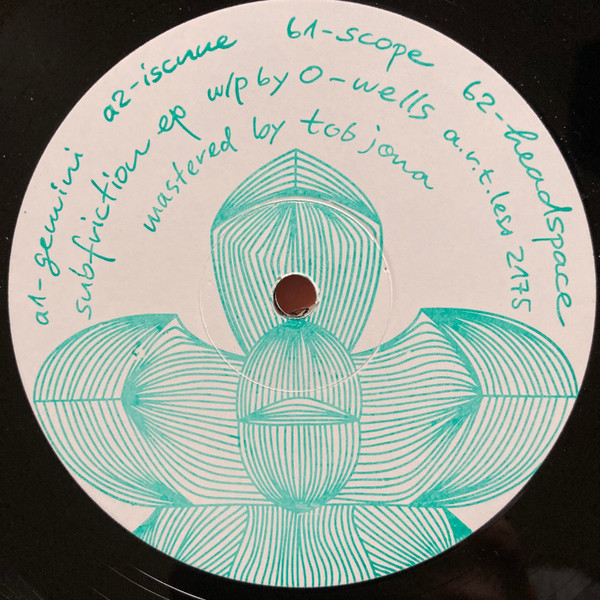 O-Wells - Subfriction EP | a.r.t.less (A.R.T.LESS 2175) - main