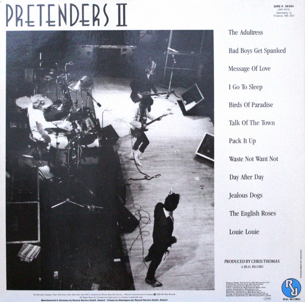 The Pretenders - Pretenders II | Real Records (SIRE K 56924) - 2 The Pretenders - Pretenders II | Real Records (SIRE K 56924) - 2