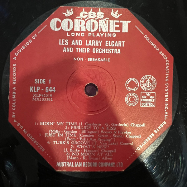 Les & Larry Elgart - Les & Larry Elgart And Their Orchestra | Coronet (KLP 644) - 3