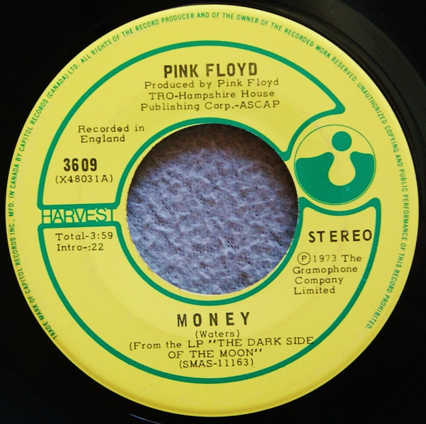 Pink Floyd - Money | Harvest (3609)
