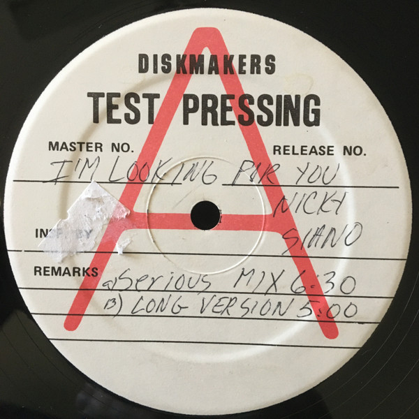 Nicky Siano - I'm Looking For You | Klub Records (KR-510)