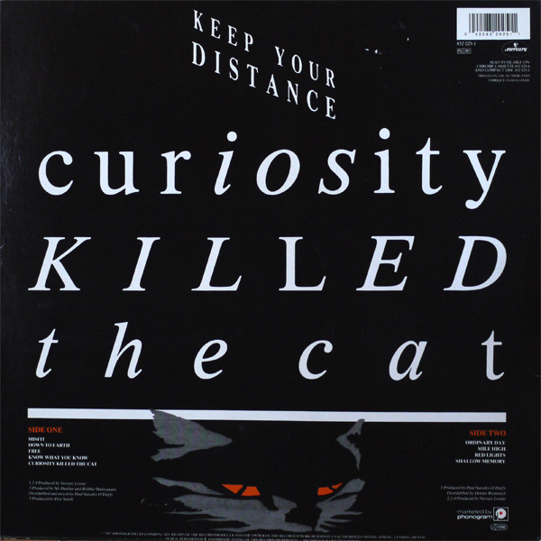 Curiosity Killed The Cat - Keep Your Distance | Mercury (832 025-1) - 2