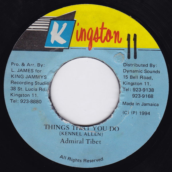 Admiral Tibet - Things That You Do | Kingston 11 (none) - main