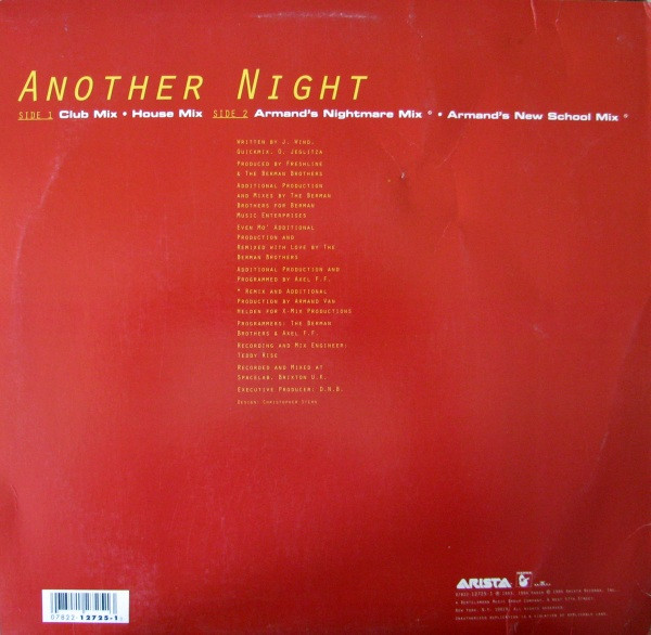 Real McCoy - Another Night | Arista (07822-12725-1) - 2 Real McCoy - Another Night | Arista (07822-12725-1) - 2