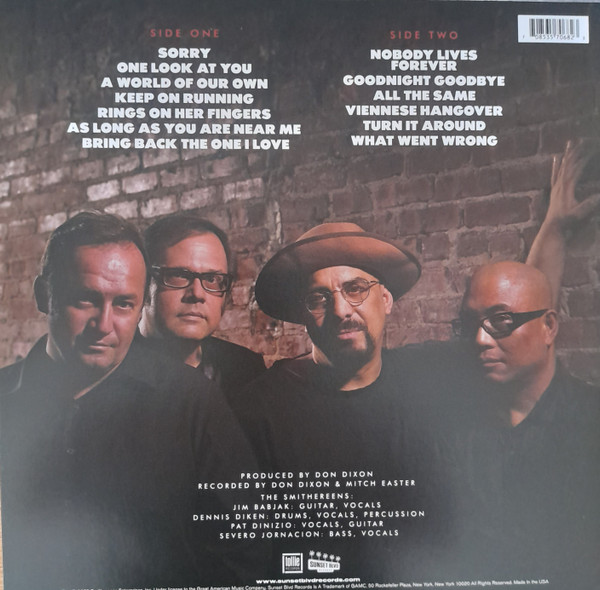 The Smithereens - 2011 | Tollie Records (LP-SBR-7068LE) - 2 The Smithereens - 2011 | Tollie Records (LP-SBR-7068LE) - 2