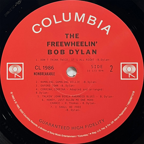 Bob Dylan - The Freewheelin' Bob Dylan LP | Columbia (CL 1986) - 4