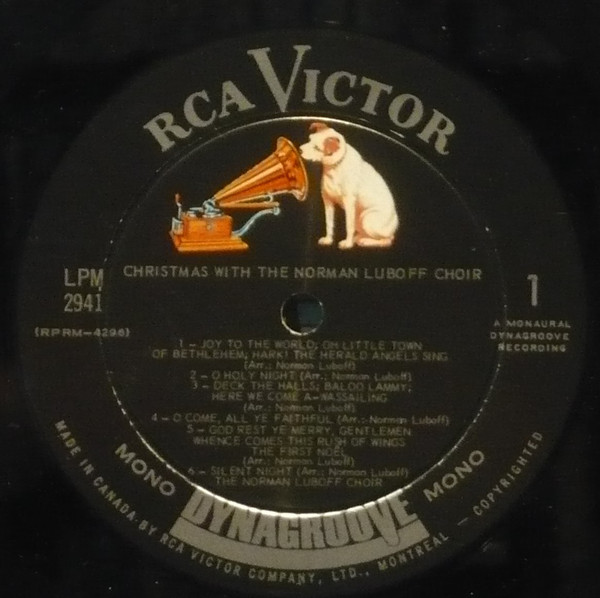 Norman Luboff Choir - Christmas With The Norman Luboff Choir | RCA Victor (LPM-2941) - 2 Norman Luboff Choir - Christmas With The Norman Luboff Choir | RCA Victor (LPM-2941) - 2