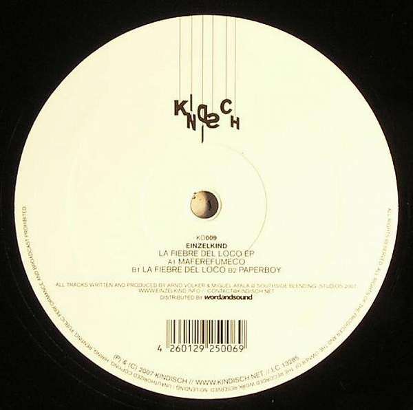 Einzelkind - La Fiebre Del Loco EP | Kindisch (KD009) - main